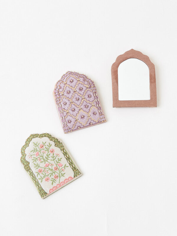 手工刺繡隨身鏡