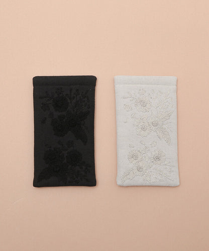 手工刺繡眼鏡收納袋